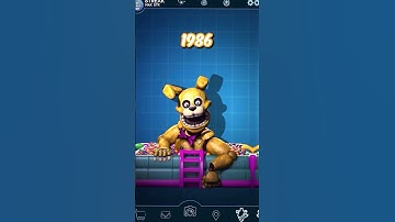 THE EVOLUTION OF SPRINGBONNIE & FREDBEAR🔥Sub If You Love FNAF #fnafedit #fnafar #shorts #fnaf #fyp