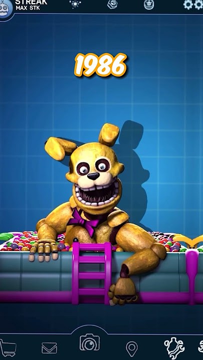 THE EVOLUTION OF SPRINGBONNIE & FREDBEAR🔥Sub If You Love FNAF #fnafedit #fnafar #shorts #fnaf #fyp