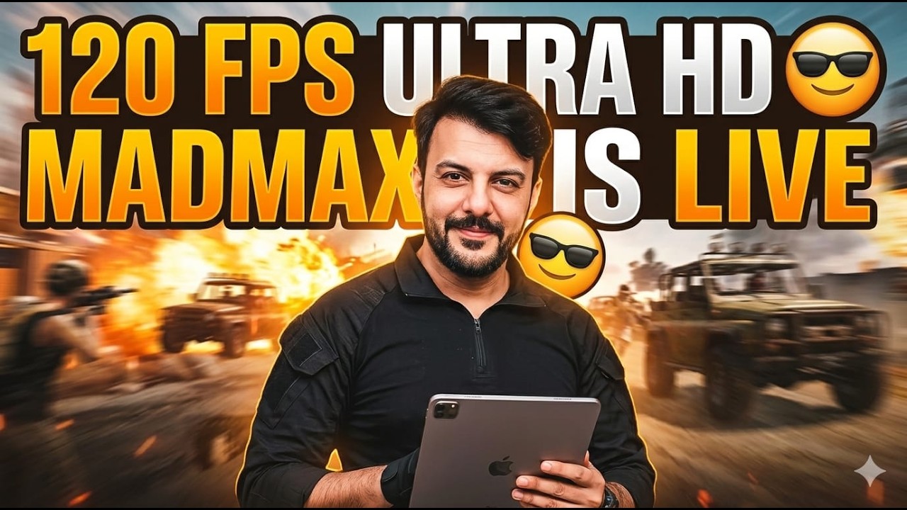 MAD MAX X' is Live || Ultra HD 120 FPS || PubgM 4.3 🔥Very High Latency ...