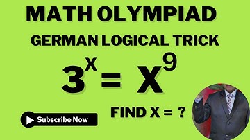 A Nice Math Olympiad Exponential Equation | How to solve for X in this problem ?