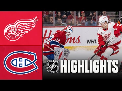 Red Wings vs. Canadiens | NHL Highlights | January 10, 2026
