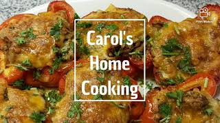 Carols Stuffed Peppers Cheesy & Delicious Dinner Time