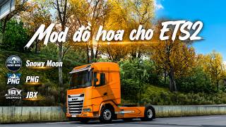 Mod đồ họa đẹp cho Euro Truck Simulator 2 1.59 | Snowy Moon + PNG + JBX + Reshade