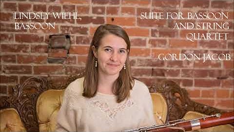 Gordon Jacob Suite for Bassoon and String Quartet, movement 1, Prelude