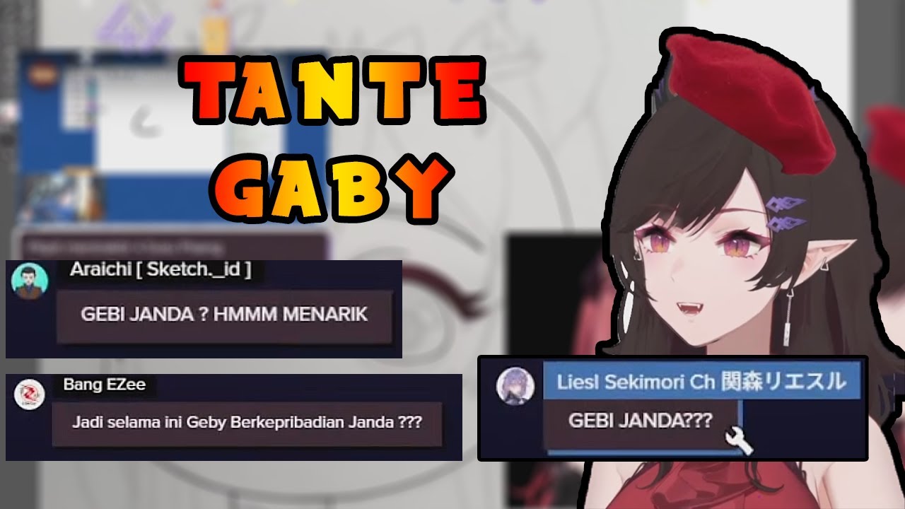 Tante Gaby Vtuber Janda ? [Clip Gabriel Abyssia]