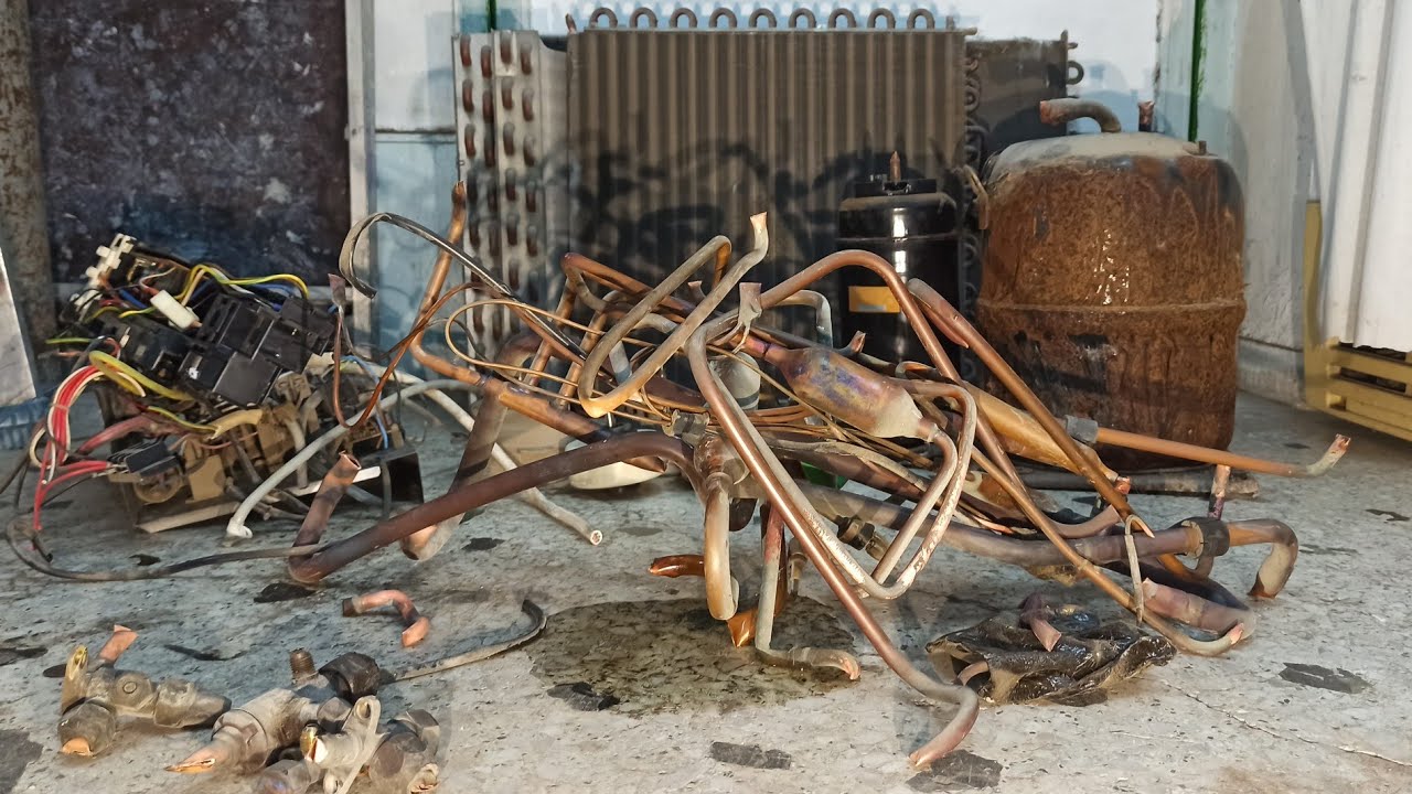 copper,radiators,motors and some brass from a/c units....