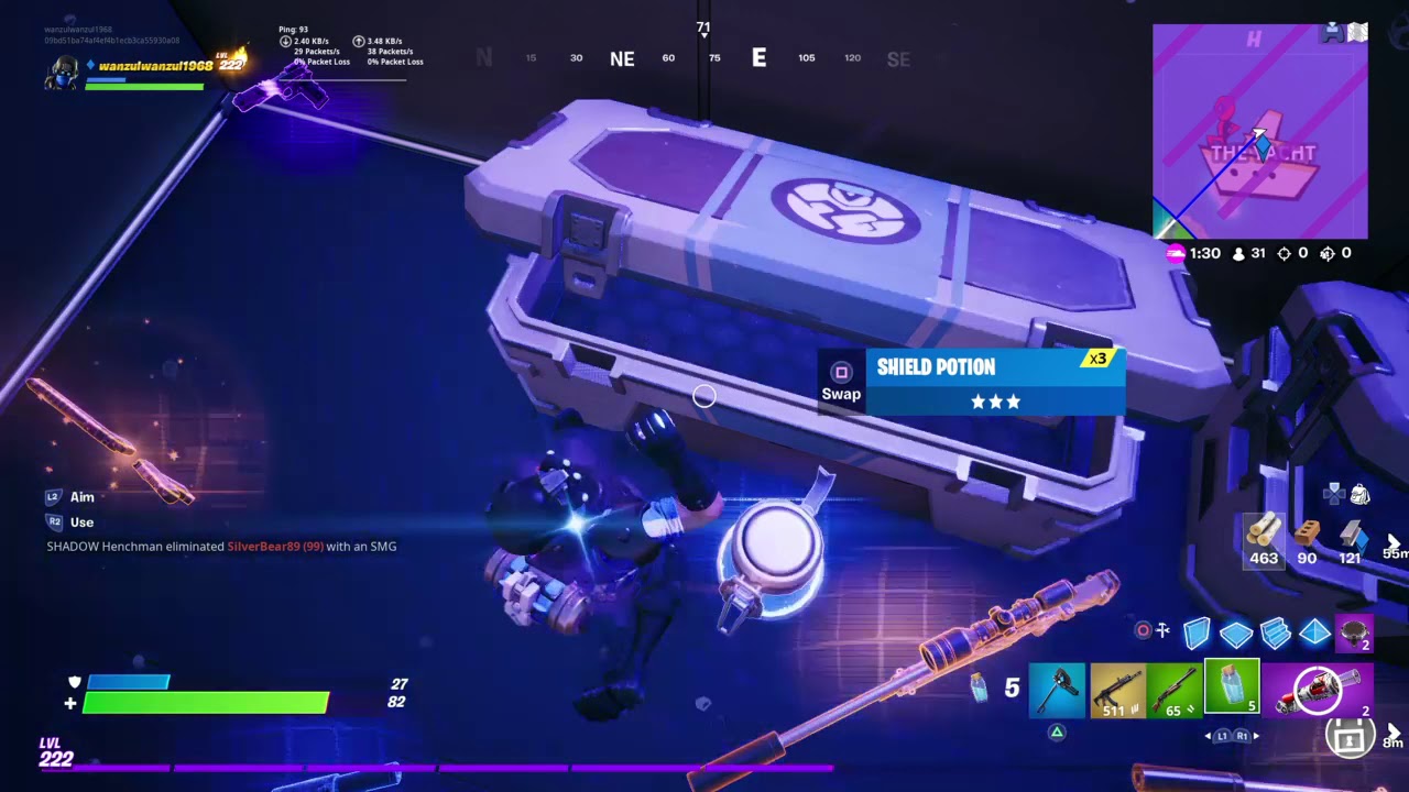 Fortnite i open the yacht vault with meowscle key card