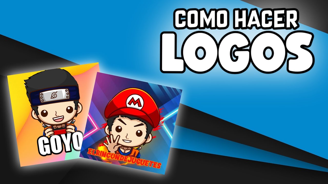 COMO CREAR UN LOGO PARA TU CANAL DE YOUTUBE FACIL Y RAPIDO 😎😎 - YouTube
