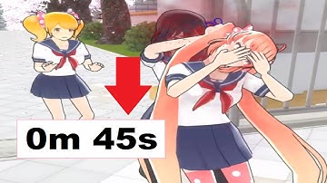 ELIMINATING OSANA IN UNDER A MINUTE (no cheats) | Yandere Simulator Speedrun