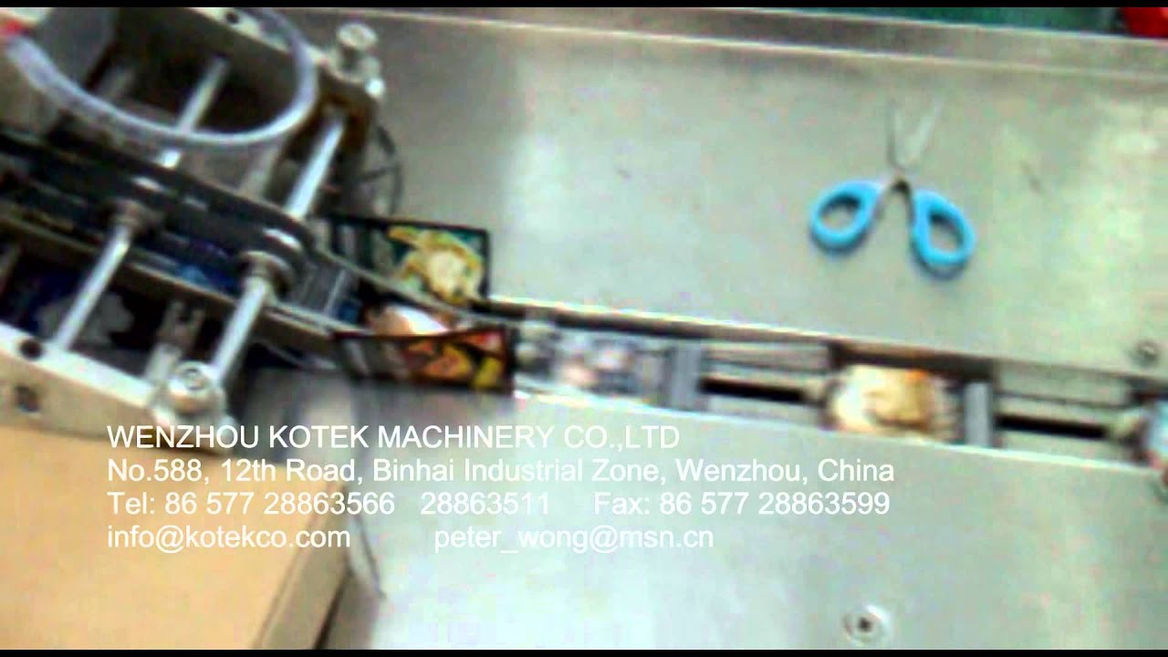card feeding and packing machine