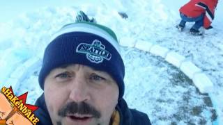 SHAKEs VLOG: THE IGLOO DAY #1- FOUNDATION!