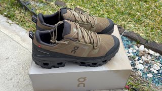 Unboxing and Fit test Review On Cloudrock Low Men Shoes / Hunter Black Color #oncloud #hikingshoes 