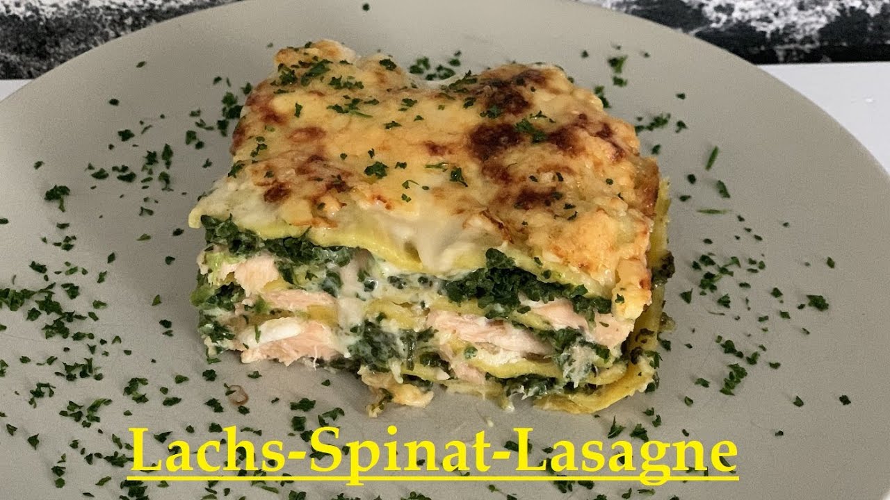 Lachs Spinat Lasagne Thermomix