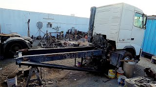 Volvo Truck Chassis Broken Raparing 'Dubbling and 'Rebuilding