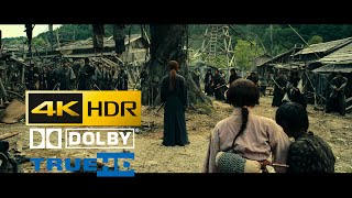 Rurouni Kenshin: Kyoto Inferno (2014) - Village fight  - [4k, Ultra HD, HDR]