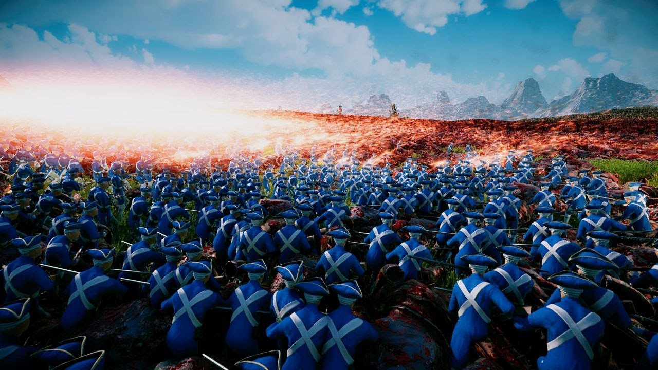 FRENCH SOLDIERS SUPER SNIPERS vs 1 MILLION TROLLS - UEBS 2 | Ultimate Epic Battle Simulator 2