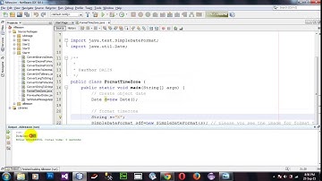 Formatting TimeZone using SimpleDateFormat in Java Netbeans