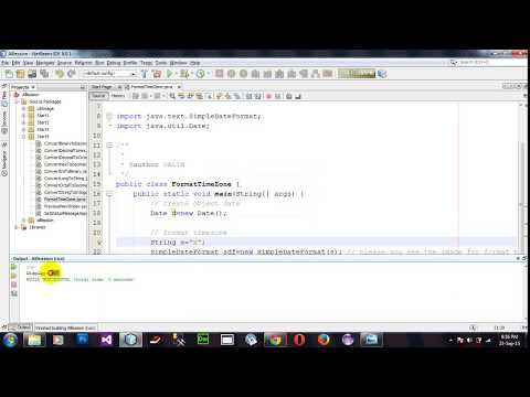Formatting TimeZone using SimpleDateFormat in Java Netbeans