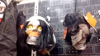 Target Halloween 2017 hanging chattering skull mummy