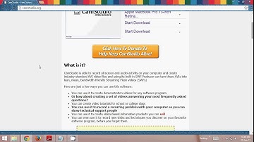 How to use Screen Recording Software Camstudio for youtube