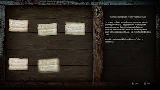 NOTICES: Wanted: Transport Security Professionals (Witcher 3 In-Game Lore Read Aloud)
