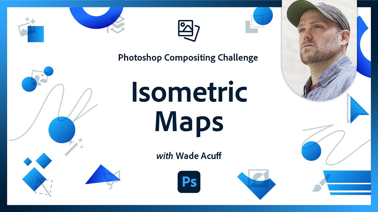 Isometric Map | Photoshop Compositing Challenge