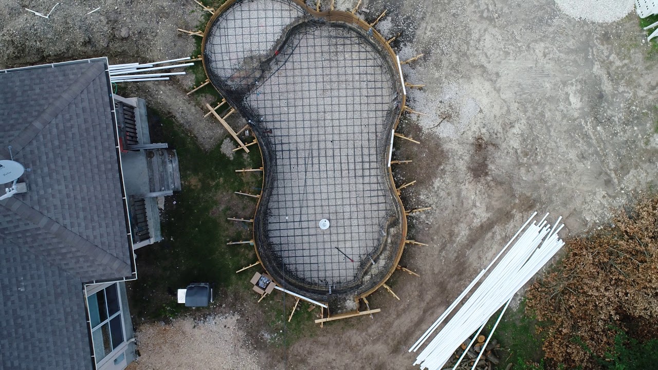 In-ground pool install... My backyard is a disaster area... the storm before the calm