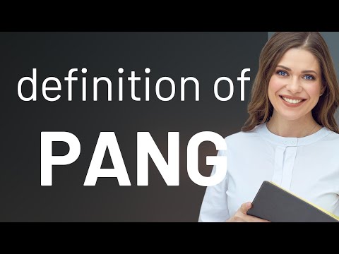 What Does Pang Pang Mean