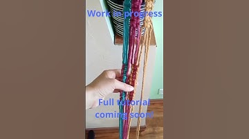 Macrame plant hanger full tutorial coming soon #macrame #macramediy #macrameboho
