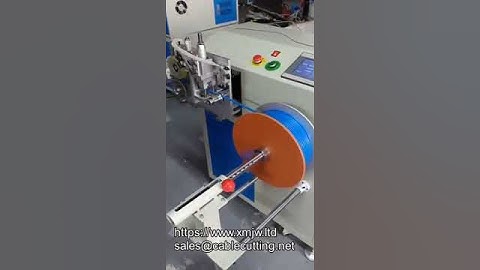 Fully Automatic Cable Wire Winding Coiling And Cutting Tying Machine With Length Measurement