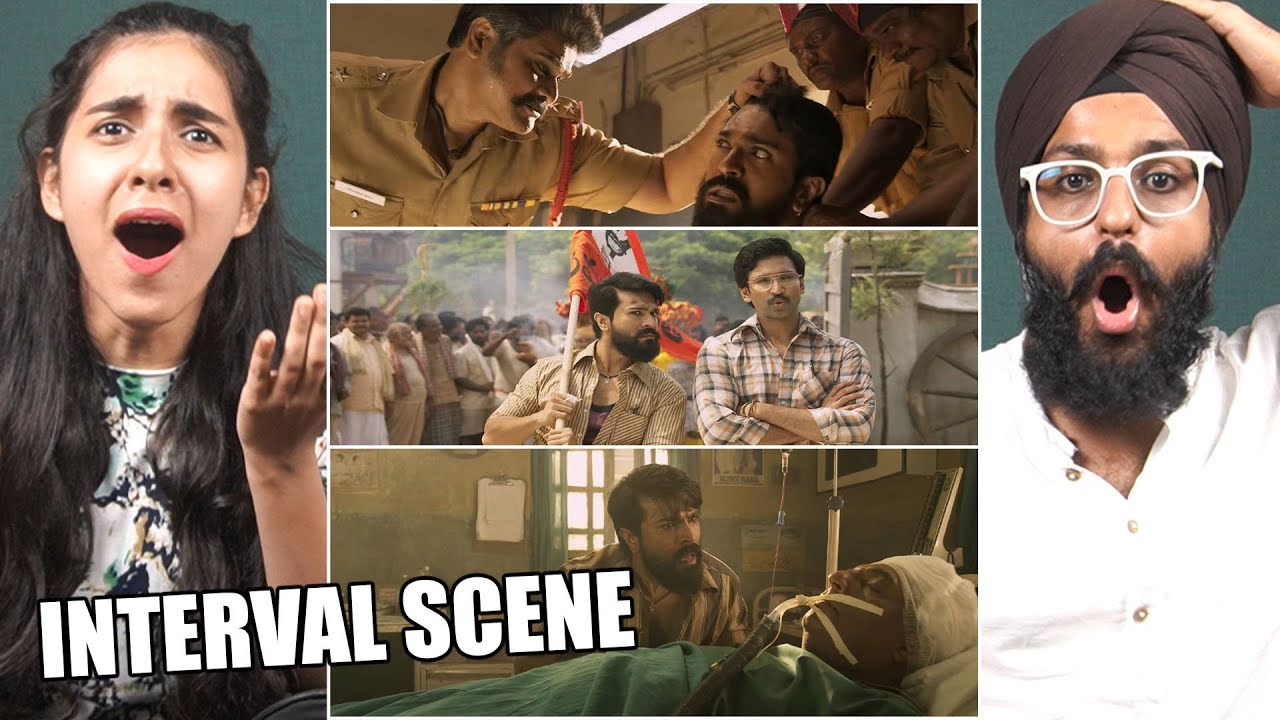 Rangasthalam Crazy Interval Scene Reaction | Muskan's First Time Watching | Ram Charan | Samantha