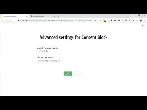 Spacing in Sitefinity With Bootstrap