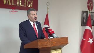 Sağlık Bakanı Dr Fahrettin Koca Ege Bölgesi İlleri Değerlendirme Toplantısı