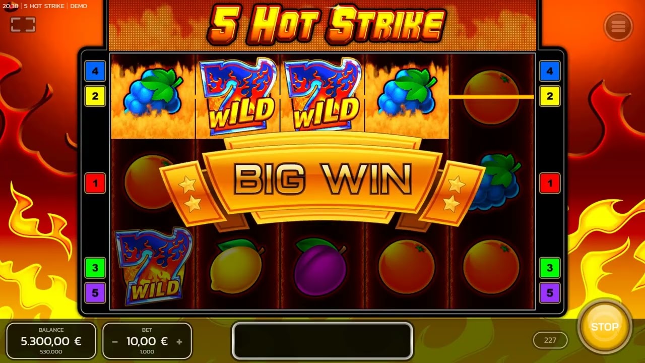 5 Hot Strike Slot Review | Free Play video preview