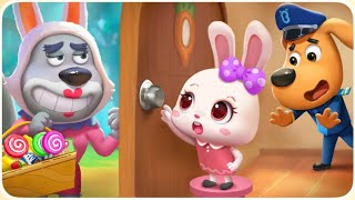 Don't Let Strangers into Your House | Sheriff Labrador Tips - Kid Home Safety | Babybus Cartoon Game