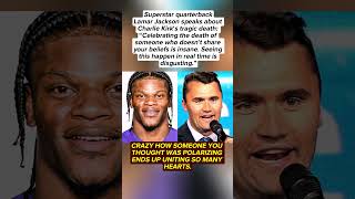 Lamar Jackson condemns celebration of Charlie Kirk's passing