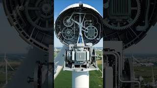 How Wind Turbines Generate Electricity ⚡🌬️ | Amazing Renewable Energy #Shorts