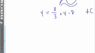 March 06   Indefinite Integrals and Particular Solutions