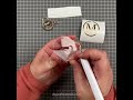 HOW TO MAKE YOUR OWN MONOGRAM KEYCHAINS #shorts