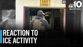 ICE agents raid Boston car wash