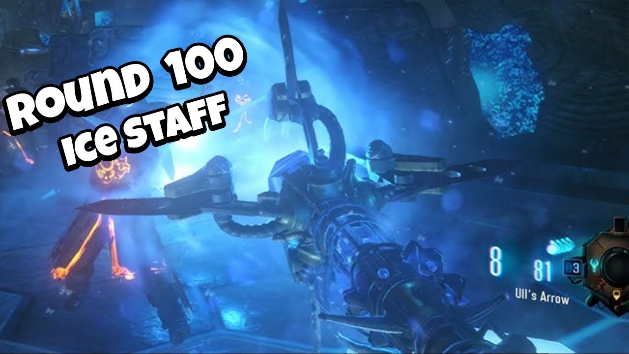 Ice Staff On Round 100 Black Ops 3 Zombies - YouTube