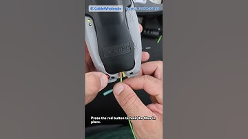 Fast Fiber Optics: How to Install Corning SC Unicam connectors onto fiber optic cables #shorts