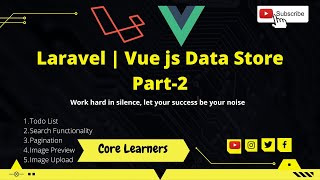 12. Laravel and Vue js Data Store with api and notification alert show