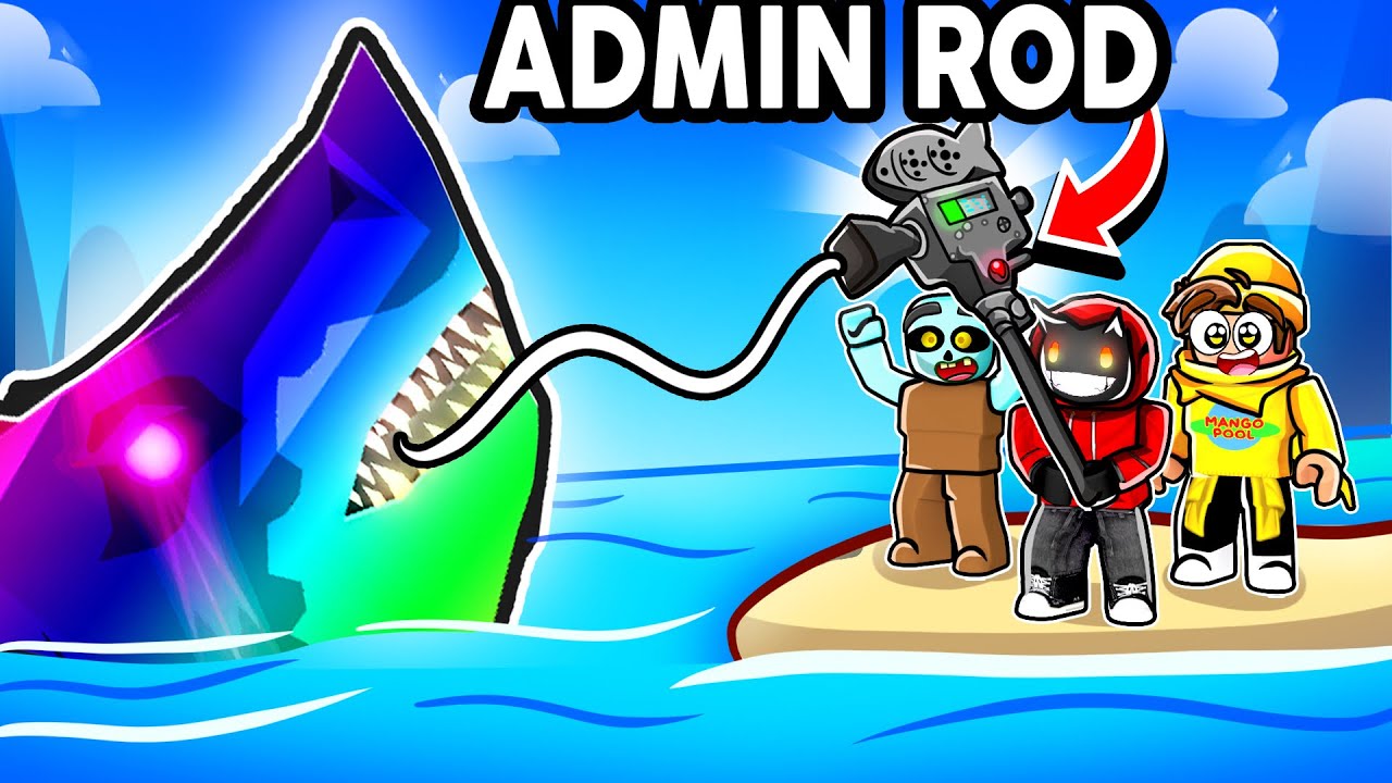 We Unlocked ADMIN RODS in Roblox Fisch! - YouTube