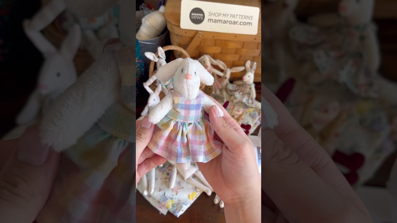 finishing up the 16th Easter Bunny ✨ Day 12 making as many bunnies as I can before Easter