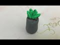 (Mini) clay plant tutorial