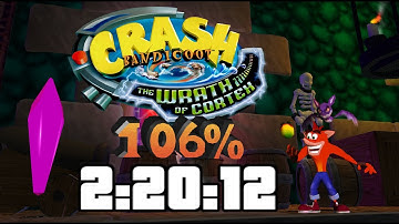 Crash Bandicoot: The Wrath of Cortex 106% - 2:20:12 (LTR)