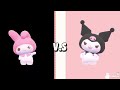 Kuromi 🕷 VS My Melody 💕 | Chose one!! Sanrio :D