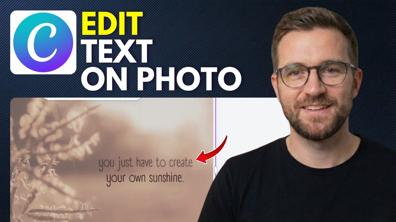 How to edit text on any photo with Canva Grab Text (Step By Step 2026 ...