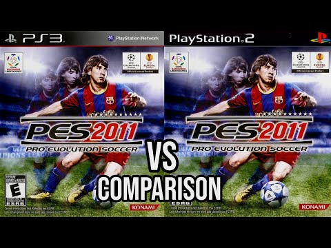 PES 2011 PS3 Vs PS2 - YouTube